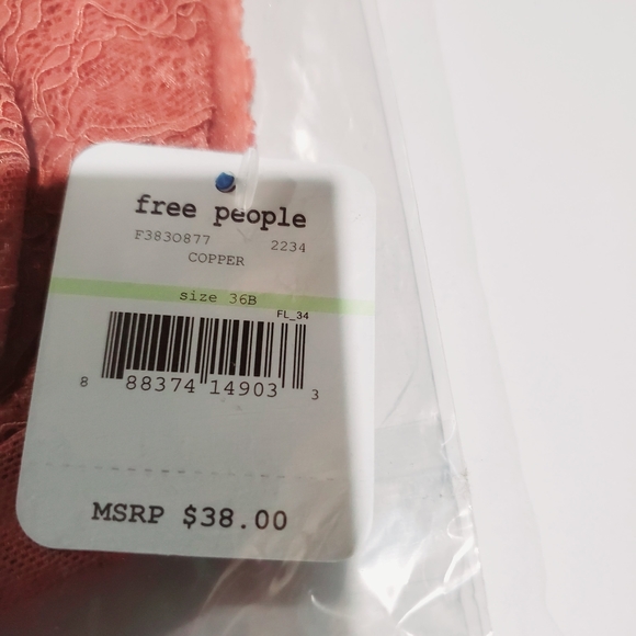 FREE PEOPLE Lace Triangle Bra - Picture 7 of 7